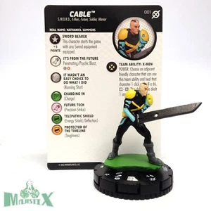 Heroclix X-Men: X of Swords OP set Cable #001 Common figure w/card! - Picture 1 of 1