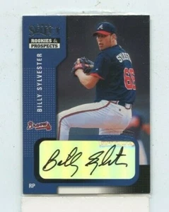 Billy Sylvester 2002 select rookies and prospects rookie auto Autograph #10 - Picture 1 of 1