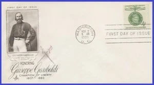 USA4 #1168 U/A ARTCRAFT FDC Giuseppe Garibaldi - Imagen 1 de 1