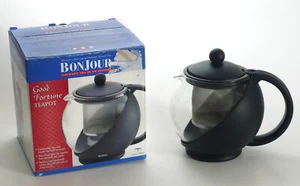 Bonjour Good Fortune Glas Teekanne, 3 Tassen/24 Unzen unbenutzt im Originalkarton - Bild 1 von 11