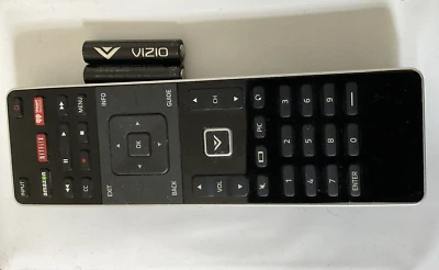 Original OEM Vizio XRT122 Remote back keyboard for Smart TV Vizio with batteries - Image 1 of 2