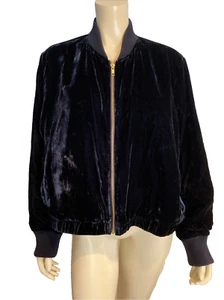 J.Crew Mercantile Navy Blue Velvet Lined Jacket Size 3X - Picture 1 of 4
