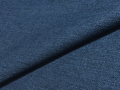Harry Marine Tweedy textured blue woven medium weight upholstery fabric - Image 1 of 4