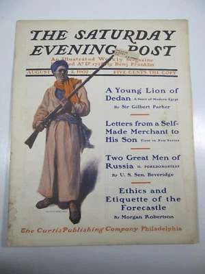 The Saturday Evening Post Magazine- August 2, 1902- George Gibbs Illustrated - Image 1 of 4