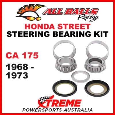 Kit de cojinete de vástago de dirección All Balls 22-1066 Honda CA175 1968-1973 Foto 1 de 2