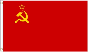 USSR (Russia Soviet Union CCCP) Polyester Flag - Choice of Sizes - Picture 1 of 3