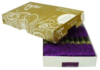Anchor Threads Cross Stitch Hand Embroidery Floss Stranded Cotton 25X8m Skeins - Image 1 of 4