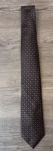 63inch Nordstrom Woven 100% Silk necktie Brown TIE - Picture 1 of 5