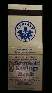 Vintage Southhold Sparkasse Streichholzbuch Streichhölzer - Bild 1 von 2