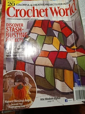 2018 年 10 月 钩针世界杂志 20 多彩创意项目适用于秋季 12065 — 第 1/4 张图片