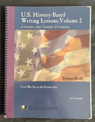 IEW US History Writing Lessons Student Volume 2 Civil War to Present - Image 1 of 4