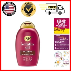 Fortifying Organix Shampoo with Keratin Oil, 385ml – Indulge & Strengthen Hair - Picture 1 of 9