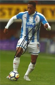 HUDDERSFIELD: RAJIV VAN LA PARRA SIGNED 6x4 ACTION PHOTO+COA - Picture 1 of 1