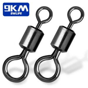 30~60Pcs Carp Fishing Group Swivels Terminal Tackle Rolling Swivels with Ring - Bild 1 von 9