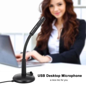 USB Computer Microphone Plug &Play Conference Computer лф Microphone ε Y0D8 - Photo 1/13
