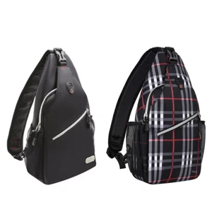 Impermeable Senderismo Exterior Cabestrillo Bolso para el pecho, Bicicleta Gimnasio Laptop Bolso de mano Mochila - Imagen 1 de 13