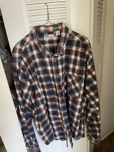 Lake ‘n Trail Flannel Plaid Button Up Casual Shirt 2X - Picture 1 of 2