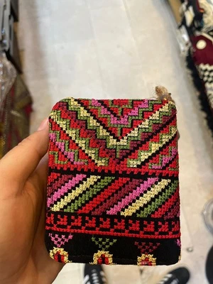 Monedero bordado palestino | Cartera étnica tradicional de Oriente Medio | Foto 1 de 4