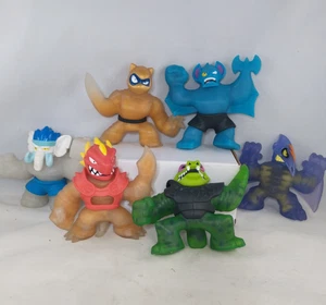 Heroes of Goo  Jit Zu 6 Gold Blazagon Pantaro Battax Rock Jaw Terrack Gigatusk - Picture 1 of 8