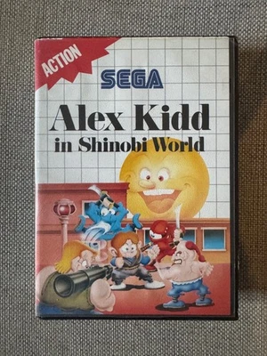 Master System ALEX KIDD in Shinobi World Red PAL REGION FREE (Works in US) - Image 1 of 3