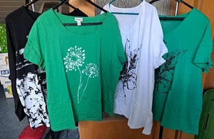 Damen T-Shirt Shirt Größe 52 54, Set 4 Stück - Bild 1 von 9