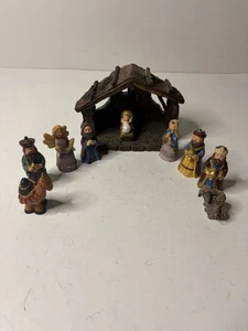 Presepe in miniatura set dieci pezzi - Foto 1 di 4