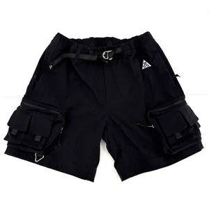 RARE Nike Men's ACG Outdoor Hiking Cargo Shorts Black DH8347-010 Size SMALL - Picture 1 of 12