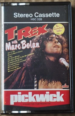T Rex with Marc Bolan - The Greatest Hits Volume 1 - Cassette - Paper Labels - Image 1 of 4
