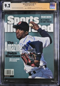 Sports Illustrated April 20 1998 - Pedro Martinez NEWSSTAND CGC JSA 9.2 Signed🔥 - Picture 1 of 2