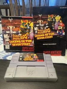 Super Mario RPG Legend of the Seven Stars SNES cib - Picture 1 of 12