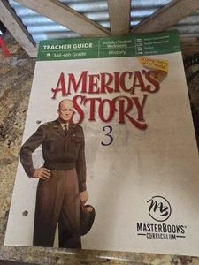 Master Books Teacher Guide for AMERICA'S STORY 3 O'Dell Homeschool Grade 3-6 - Picture 1 of 5