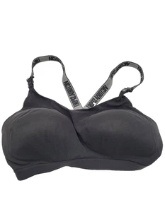 Victoria’s Secret Lightweight Sport Bra 36DD Adjustable Straps black strappy - Picture 1 of 8