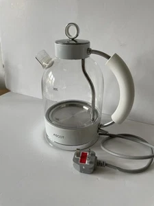 Ascot Electric Glass ‘Tea’ Kettle Stainless Steel 2200 W 1.6 L Auto Shut Off - Picture 1 of 5