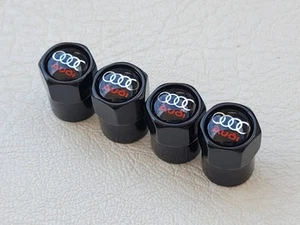 4 Tapones de Neumaticos Llantas Coches A3 A4 A5 A6 A7 TT Q3 Q5 Accesorio Tuning - Imagen 1 de 3