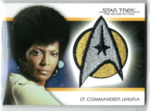 THE QUOTABLE STAR TREK MOVIES PC5 BRIDGE CREW PATCH NICHELLE NICHOLS UHURA X/250 - Picture 1 of 2