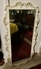 Gorgeous White/ Gold French Look Vintage  Mirror Rococo Style COLLECTION ONLY