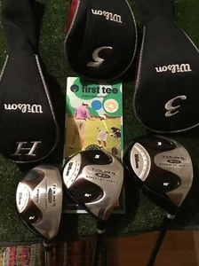 Wilson Tour RX MOI 3-5 Woods & 21* 3 Hybrid Set Mens Flex Graphite & Steel - Picture 1 of 11