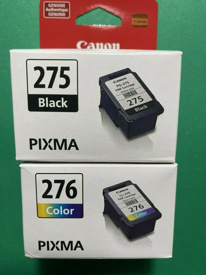 Cartuchos de tinta originales Canon 275 276 - para impresora TS3722 TR4722 - TINTA estándar - NUEVOS Foto 1 de 4
