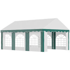 Outsunny 6 x 4m Marquee Gazebo, Party Tent with Sides and Double Doors