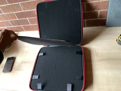 Case Protective Box Foam Watch Jewellery Coil 38x38x7cm Carry Case Kit Bag - Image 1 of 4