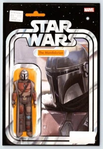 Postcard Star Wars The Mandalorian #1 Toy Figure Variant Marvel Comic Book Cover - Picture 1 of 2