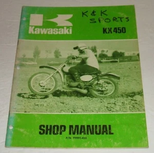 Kawasaki 1974 Kx450 Service Manual Shop Repair Kx 450 - Picture 1 of 6