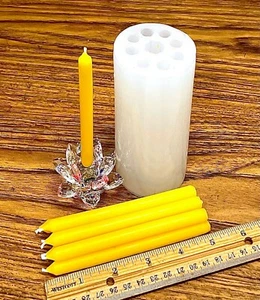 5” mini taper silicone candle mold birthday magic ritual candles - Picture 1 of 12