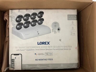 LOREX 4K 8-Camera 2TB NVR Security System TN84428AF8SK-E  Brand New Sealed Box - Image 1 of 4