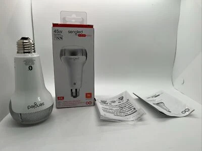 Luz LED regulable JBL Pulse Solo con altavoces Bluetooth de doble canal Foto 1 de 3