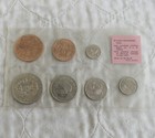 New Zealand 1965 Ordinary Uncirculated 7 Coin Year Set - still mint sealed