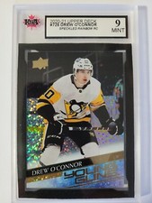 Drew O'Connor 2020-21 Young Guns SPECKLED Rookie Hockey Card KSA Graded 9!!