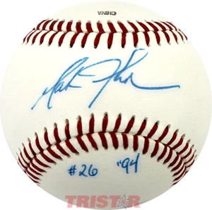 Béisbol Mark Johnson Firmado SL Inscrito #26 94 TRISTAR - 1980 Hockey de EE. UU. dorado - Imagen 1 de 2