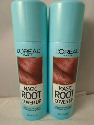 LOreal Paris Magic Root Cover Up Corrector Gris Spray Cabello Rojo (paquete de 2 unidades) NUEVO Foto 1 de 2