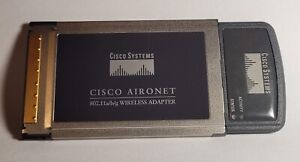 Cisco (AIR-CB21AG-A-K9) 802.11a/b/g Wireless PCMCIA Cardbus Adapter Laptop Card